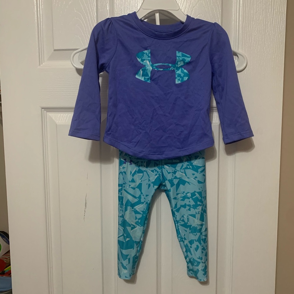 18m Under Armour athleisure leggings and top set